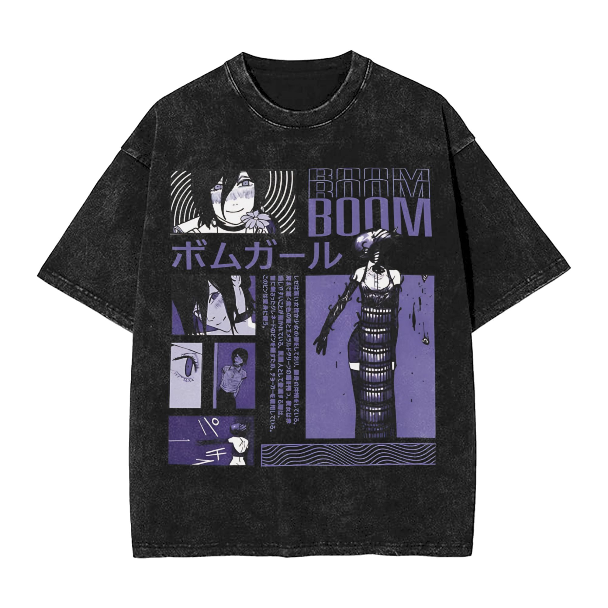 Chainsaw Man Washed Cotton T-S - огляд і ціна Chainsaw Man Cosplay