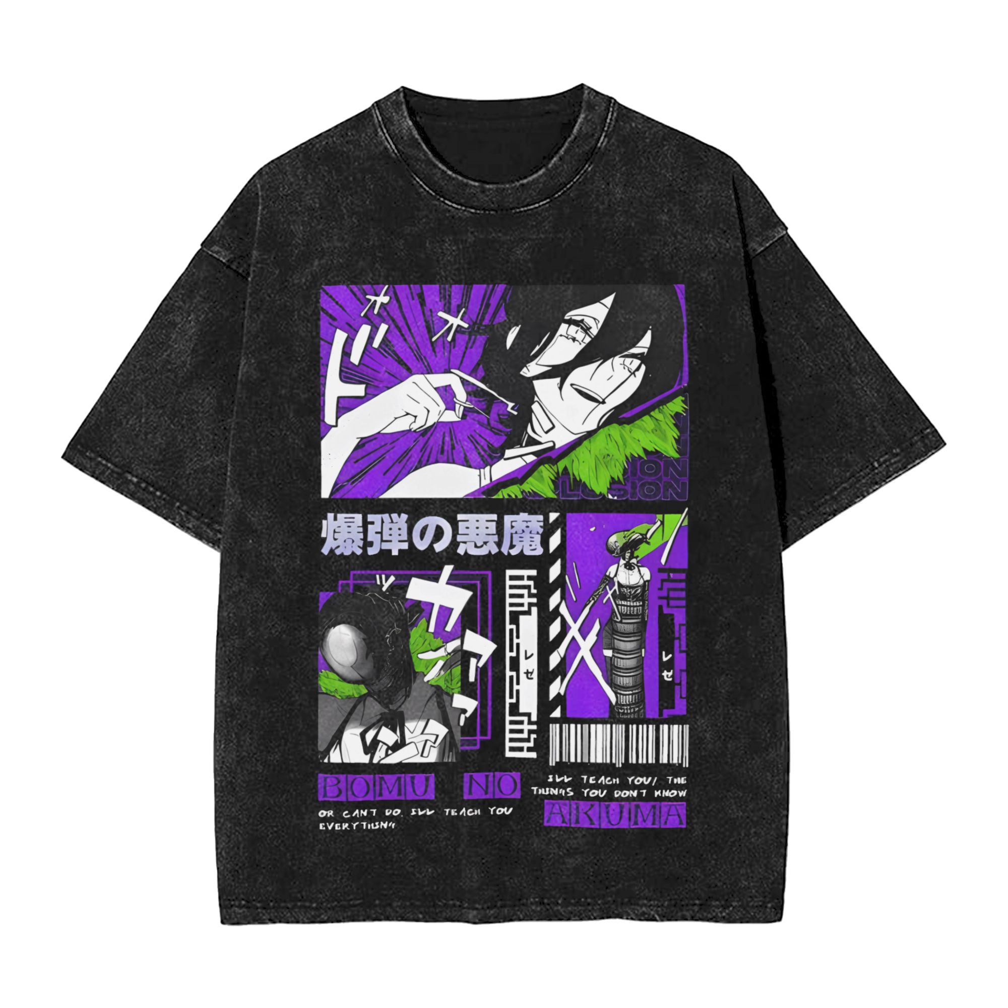 Chainsaw Man Washed Cotton T-S - огляд і ціна Chainsaw Man Cosplay