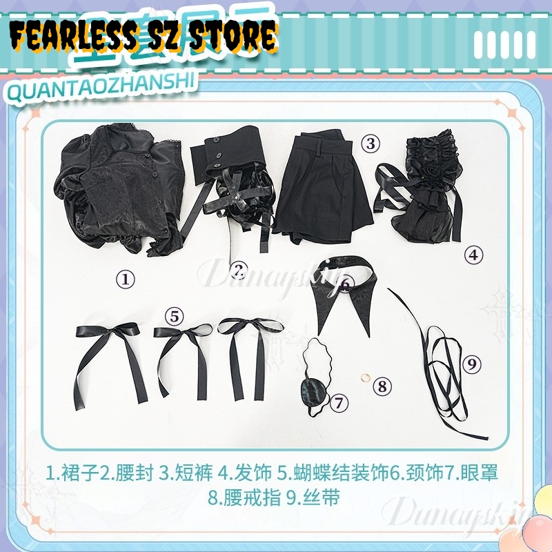 Girl Gothic Dress Halloween Ca - огляд і ціна Anime Cosplay Black Girl