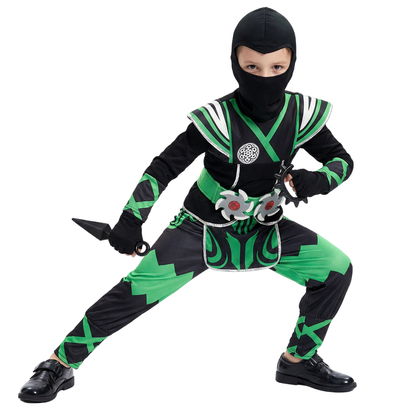Japanese Ninja Costume Set for - огляд і ціна Anime Cosplay Kid