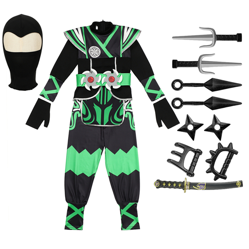 Japanese Ninja Costume Set for - огляд і ціна Anime Cosplay Kid