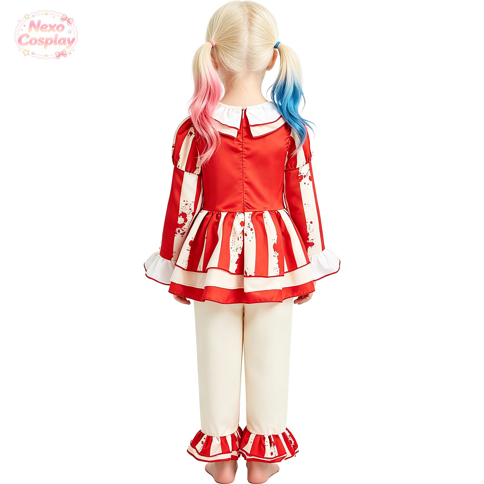 Kids Red White Striped Horror  - огляд і ціна Anime Cosplay Kid