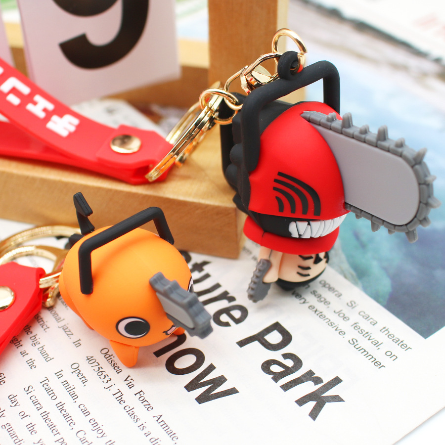!!Chainsaw Man Keychains Carto - огляд і ціна Chainsaw Man Cosplay