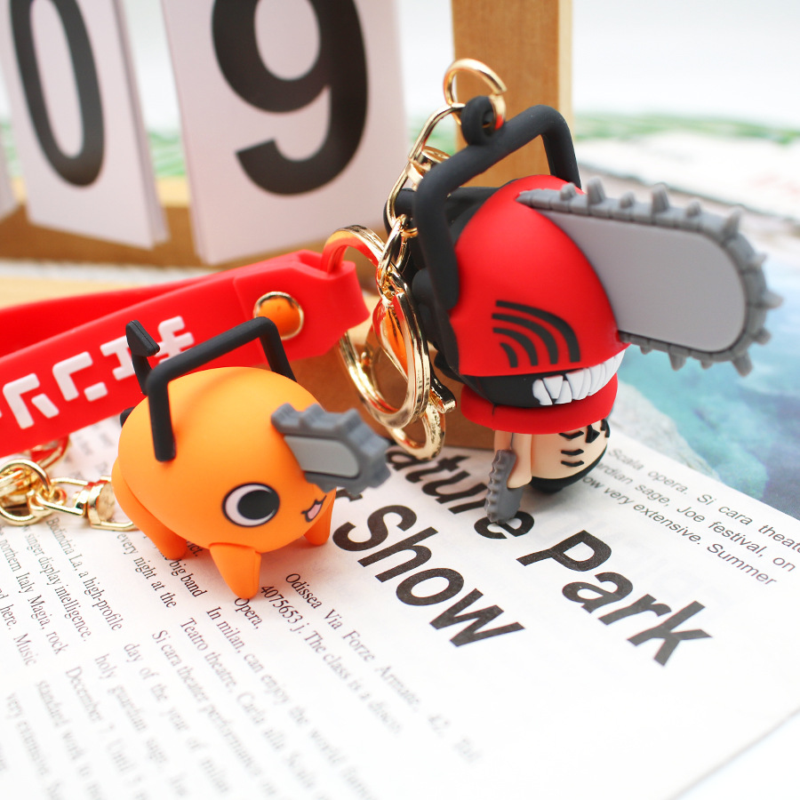 !!Chainsaw Man Keychains Carto - огляд і ціна Chainsaw Man Cosplay