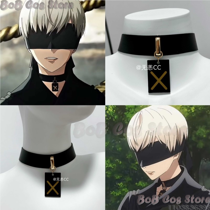 9S Choker Game Nie Cosplay Cos - огляд і ціна Anime Cosplay Black Girl
