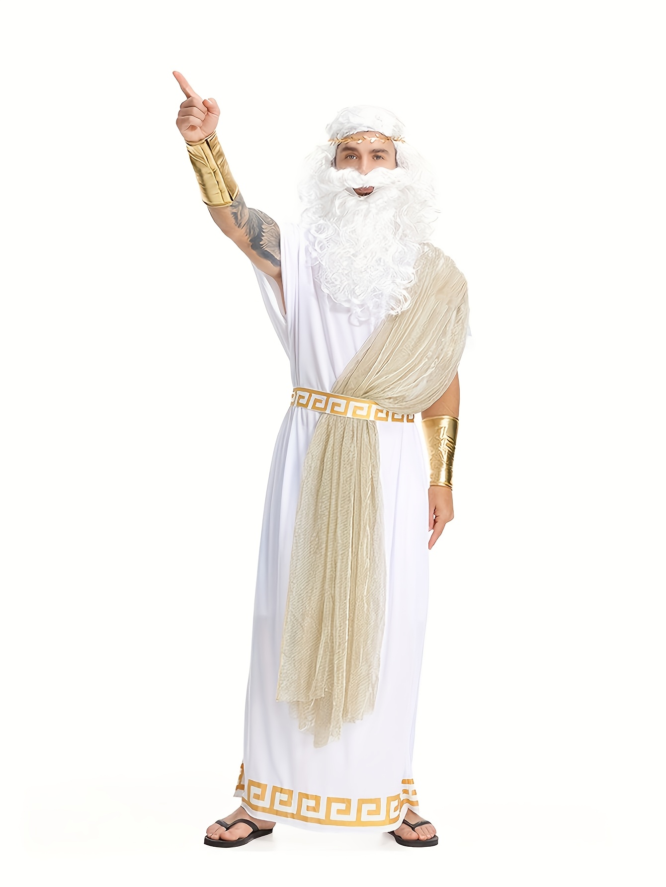 Men Zeus Greek God Costume Anc - огляд і ціна Anime Cosplay And Costumes