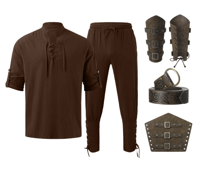 4 Pcs Halloween Men's Renaissa - огляд і ціна Anime Cosplay And Costumes