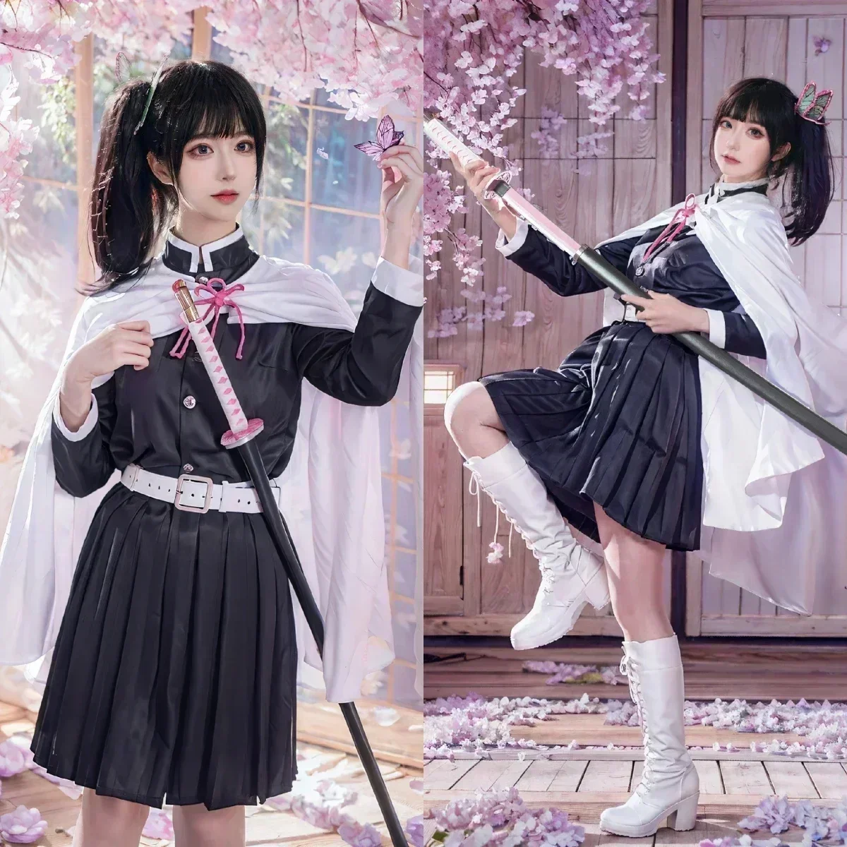 Halloween Tsuyuri Kanao Cospla - огляд і ціна Demon Slayer Haori