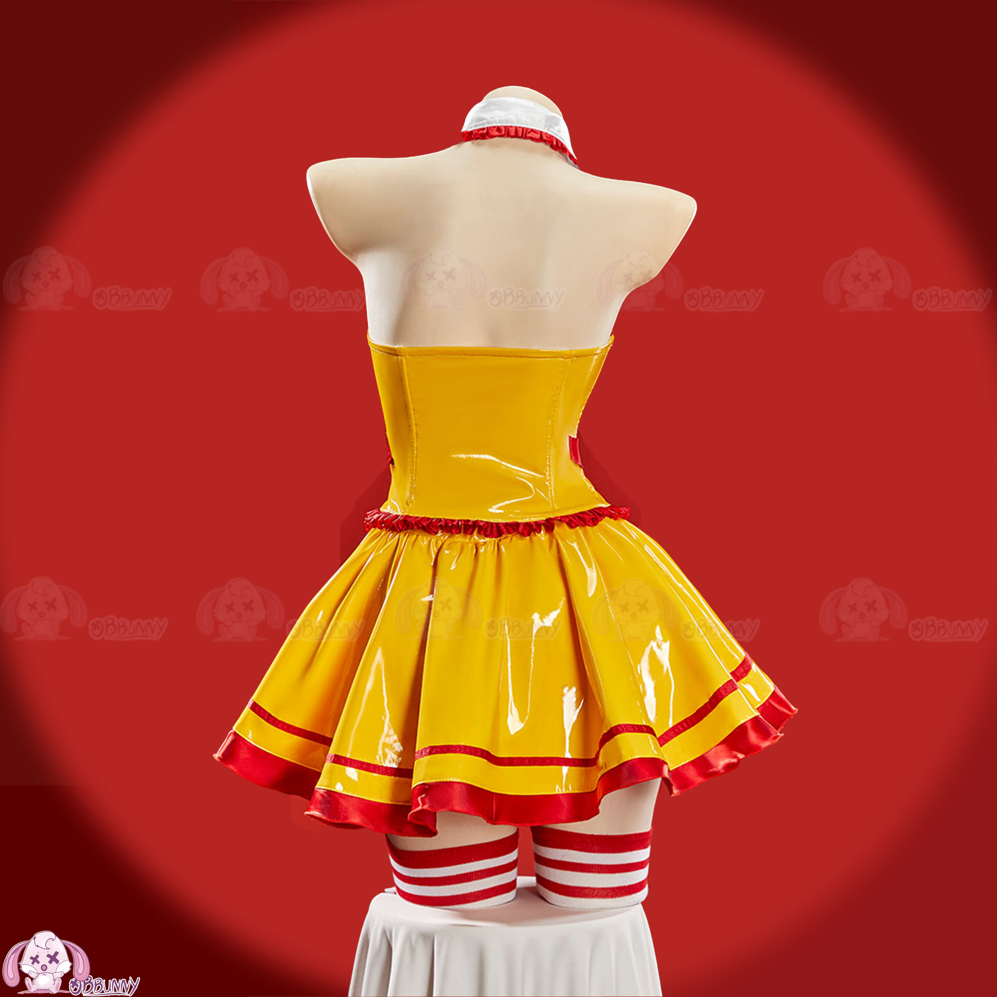 Miku Fanart Cosplay Costume PU - огляд і ціна Anime Cosplay Red