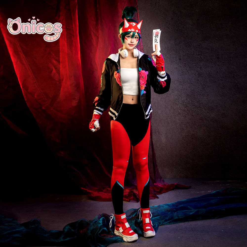 Overwatch 2 Kiriko Cosplay Cos - огляд і ціна Anime Cosplay Red