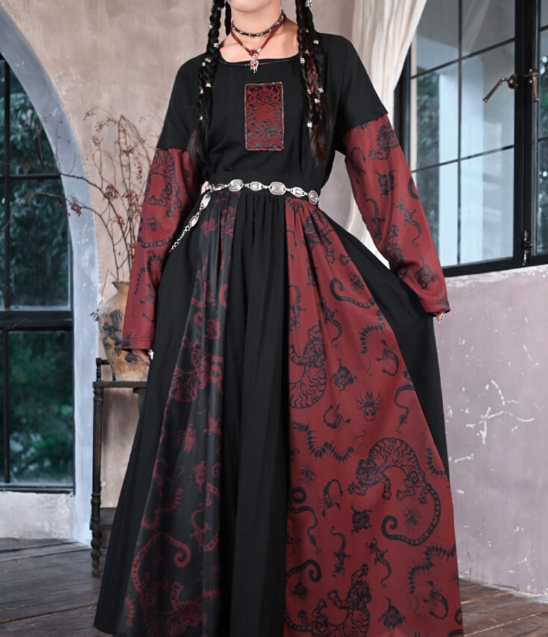 New Improve Guofeng Long Skirt - огляд і ціна Anime Cosplay Red