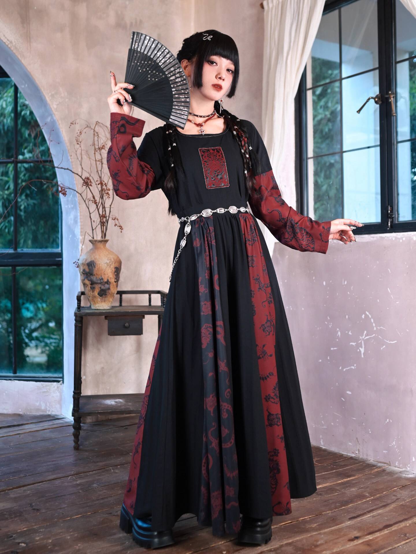 New Improve Guofeng Long Skirt - огляд і ціна Anime Cosplay Red