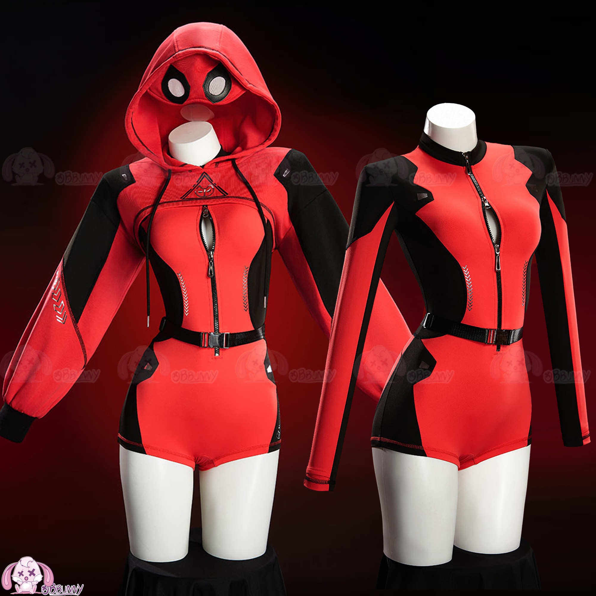 DeadPooing Cosplay Costume  Ou - огляд і ціна Anime Cosplay Red