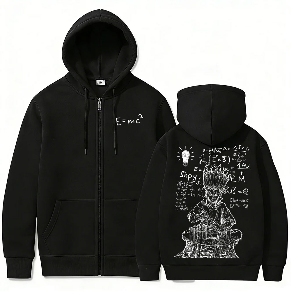 Anime Dr Stone Zipper Hoodie M - огляд і ціна Cosplay Anime Basic